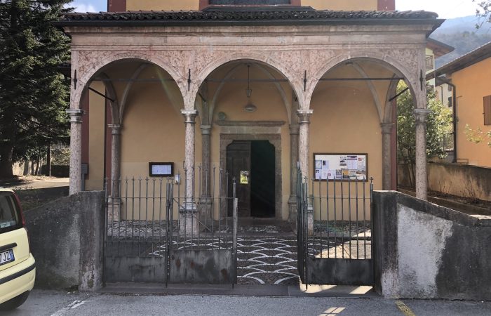 Chiesa di Sant’Antonio abate il pronao - Stravino