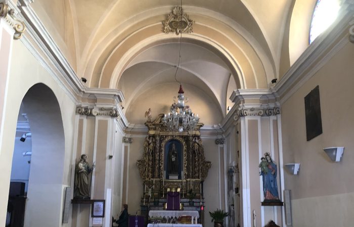 Chiesa di Sant’Antonio abate, interno della chiesa - Stravino